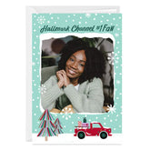 Hallmark Channel #1 Fan Snowy Scene Custom Christmas Card