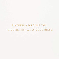 Something to Celebrate 16th Birthday Card
