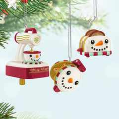 Mini Cooking Up Christmas Ornaments, Set of 3