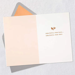 Grateful for You Autumn Card