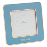 The Fam Blue Enamel Picture Frame, 4x4