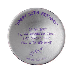 Lolita Happy 80th Birthday Handpainted Wine Glass, 15 oz.