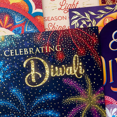 A Celebration of Light and Love Boxed Diwali Cards Assortment, Pack of 16