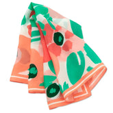 Abstract Floral Scarf, 22"