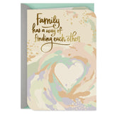 Family Has a Way of Finding Each Other Adoption Card