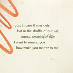 Our Life Is So Full Anniversary Card for Wife
