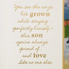 You've Grown While Staying Perfectly Yourself Birthday Card for Son