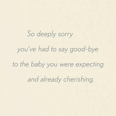 They'll Always Be Loved Sympathy Card for Loss of Baby