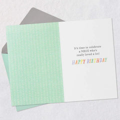 Really Loved a Lot Birthday Card for Niece