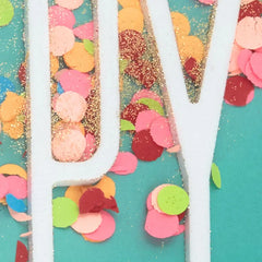 Confetti Wishes Birthday Card