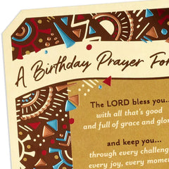 Abundant Blessings to You Religious Birthday Card