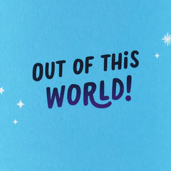 Out of this World Half Birthday Card for Kid