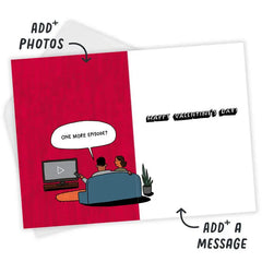 All Night Long Funny Custom Valentine's Day Card