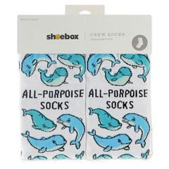 All-Porpoise Novelty Crew Socks