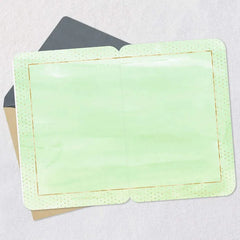 Alphabet Icons Blank New Baby Card