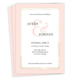 Modern Ampersand Wedding Invitation
