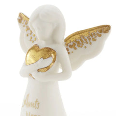 An Aunt's Blessings Mini Angel Figurine, 3.8"