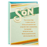 So Impressed By You Birthday Card for Son