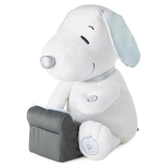 Peanuts® 75th Anniversary Snoopy With Typewriter Musical Plush With Motion, 10"