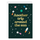 Another Trip Around the Sun Custom Birthday Card