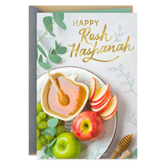 Apples and Honey Rosh Hashanah Card