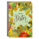 Happy and Proud to Be Connected Rosh Hashanah Card for Sister