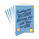 Counting Our Blessings Rosh Hashanah Cards, Pack of 6