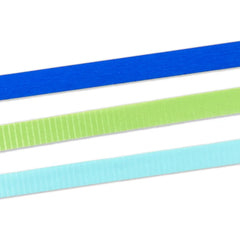 Aqua/Bright Green/Royal Blue 3-Pack Curling Ribbon, 90' total