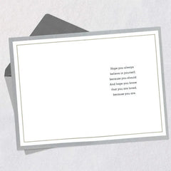 Always Believe in Yourself Graduation Card for Son