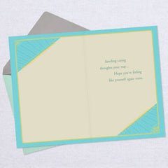 Sending Caring Thoughts Your Way Get Well Card