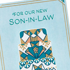 So Happy You've Joined Our Family Wedding Card for Son-in-Law