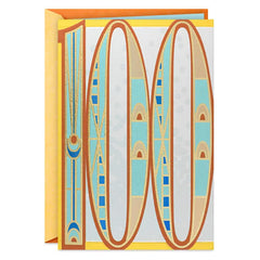 Celebrating You With Love, Gratitude and Pride 100th Birthday Card