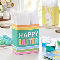 9.6" Assorted Cute Designs 4-Pack Medium Easter Gift Bags