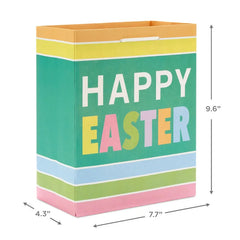 9.6" Assorted Cute Designs 4-Pack Medium Easter Gift Bags
