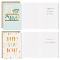 Assorted Designs Boxed New Home Congratulations Cards, Pack of 16