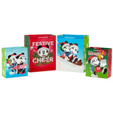 Disney Mickey and Minnie Christmas Gift Bags, Assorted Sizes and Designs