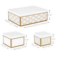 Assorted Nesting Boxes 3-Pack With Shredded Paper Filler