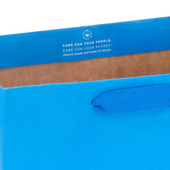 9.6" Assorted Solid Colors 4-Pack Medium Gift Bags