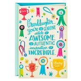 Awesome and Incredible Birthday Card for Granddaughter