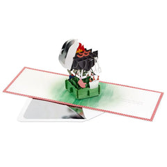 Just for You BBQ Grill 3D Pop-Up Birthday Card