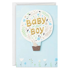 Luckiest Baby Ever New Baby Card for Boy