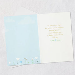 Luckiest Baby Ever New Baby Card for Boy