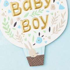 Luckiest Baby Ever New Baby Card for Boy
