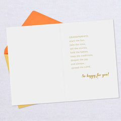 Baby Carriage New Baby Card for Grandparents