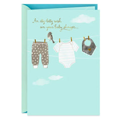 An Itty-Bitty Wish Baby Shower Card