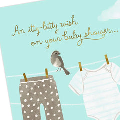An Itty-Bitty Wish Baby Shower Card