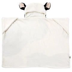 Baby Cow Hooded Blanket With Pockets