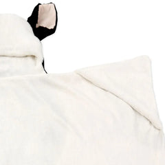 Baby Cow Hooded Blanket With Pockets