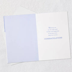 Little Wonder, Big Love New Baby Boy Card