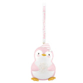 Baby Girl's First Christmas Penguin 2026 Ornament